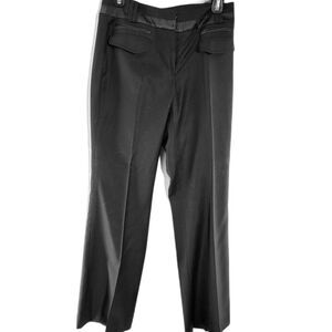 ACNC Korean Boutique Black Trouser Waist Flap Front Tuxedo Pants S